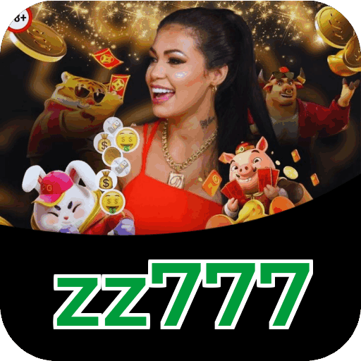 Interface do aplicativo zz777 mostrando jogos disponíveis no iOS e Android